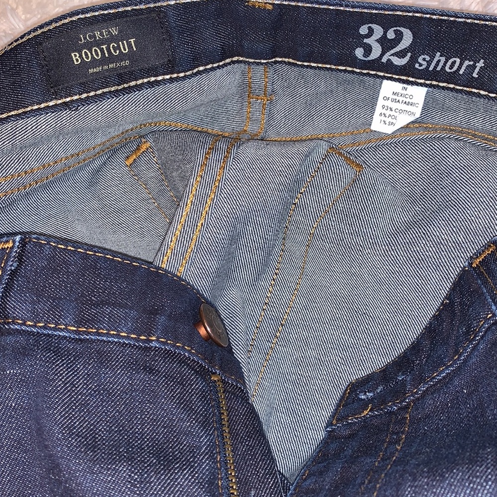 J Crew Retail Bootcut Jeans Size 32 - Picture 3 of 6